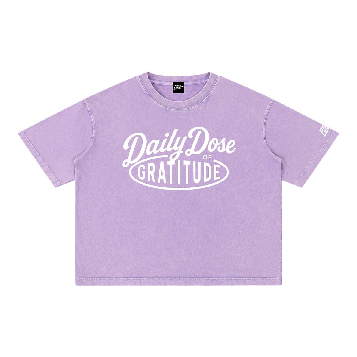 Daily Dose of Gratitude | Mineral Wash Boxy Cotton T-Shirt