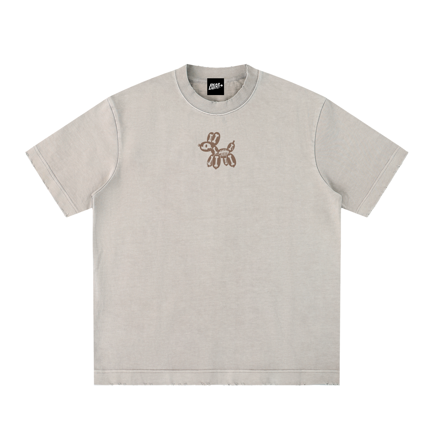 What's Inside Heavyweight Vintage Washed Frayed T-Shirt