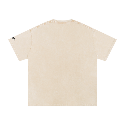 Libra Snow Washed Oversized Cotton T-Shirt