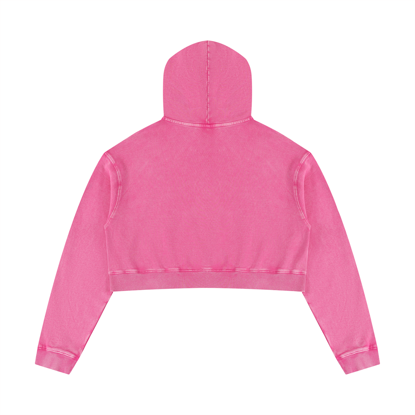 Women’s Mineral Washed Crop Hoodie