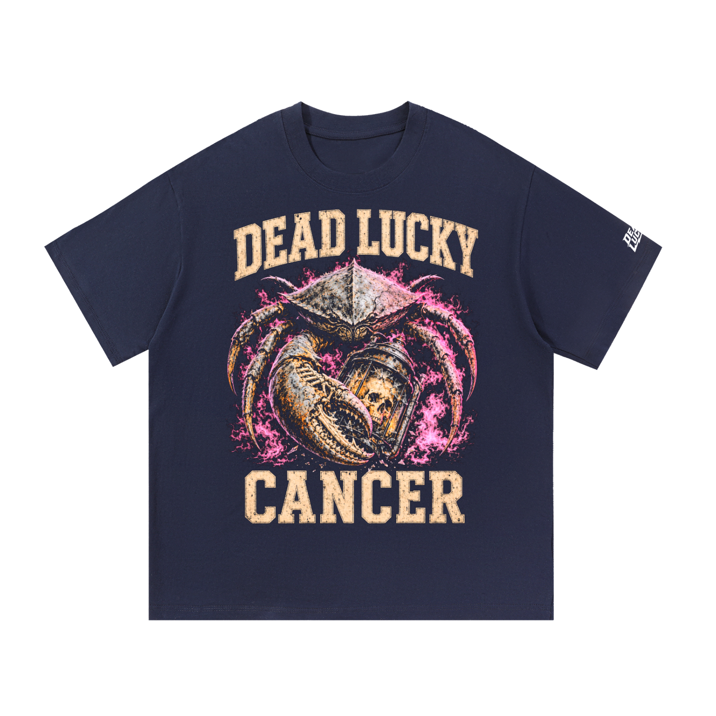Dead Lucky Cancer | Essential Cotton T-Shirt