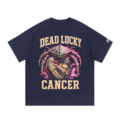 Dead Lucky Cancer | Essential Cotton T-Shirt
