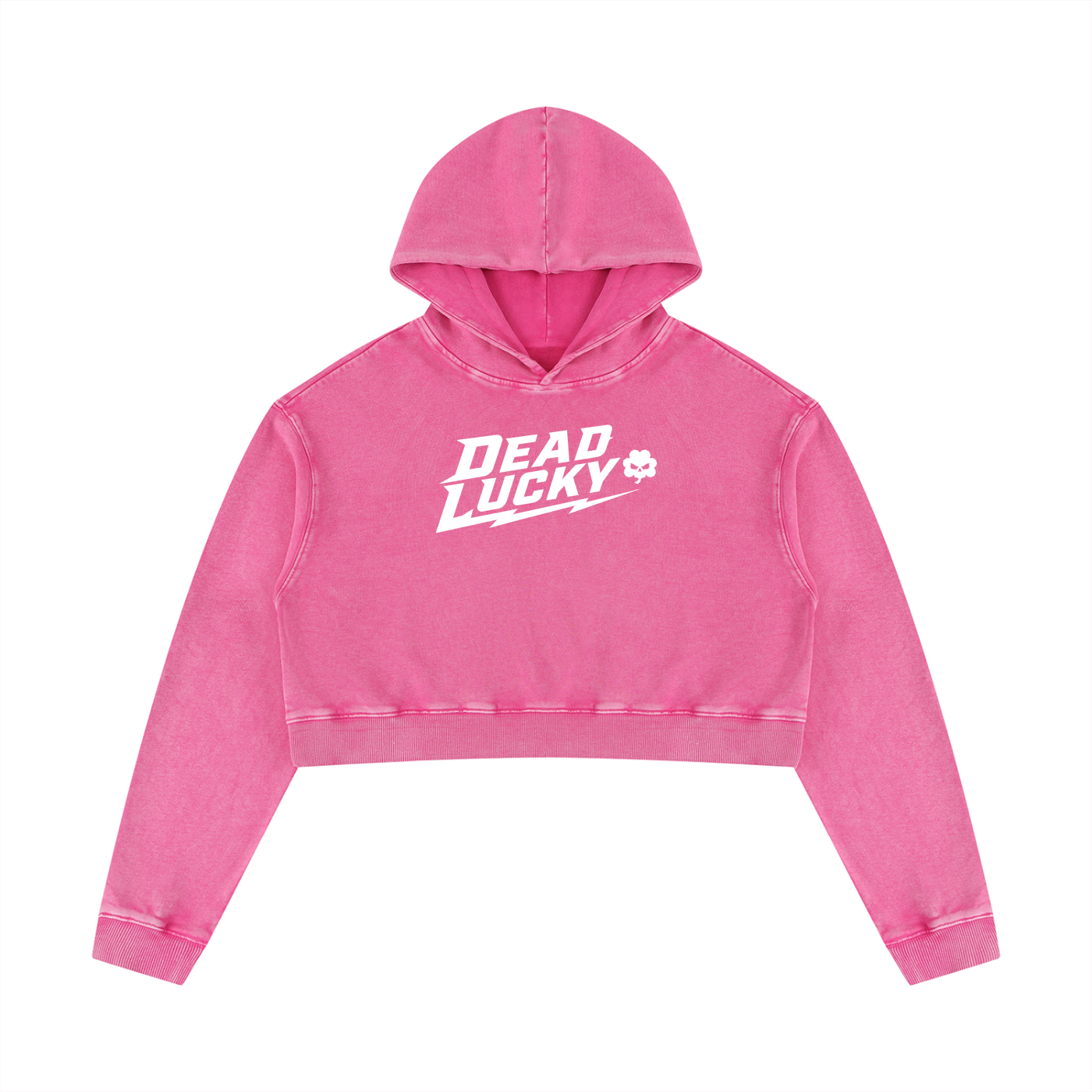 Women’s Mineral Washed Crop Hoodie