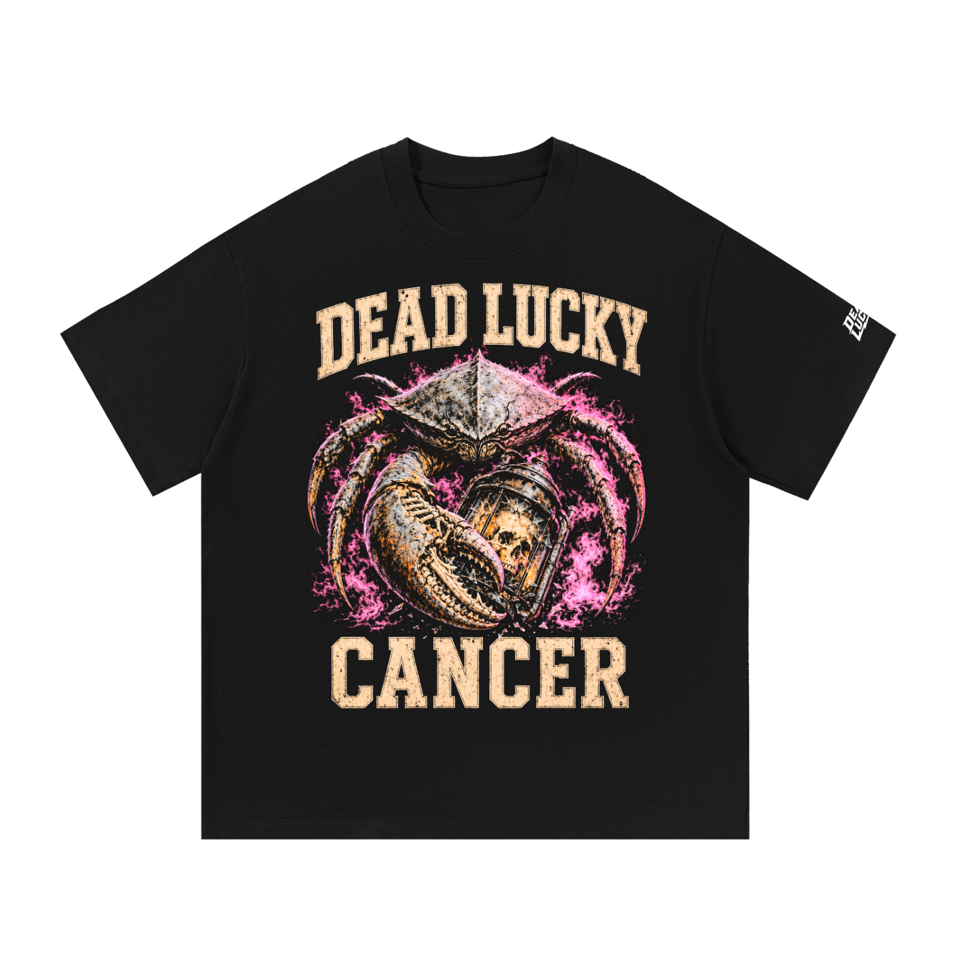 Dead Lucky Cancer | Essential Cotton T-Shirt